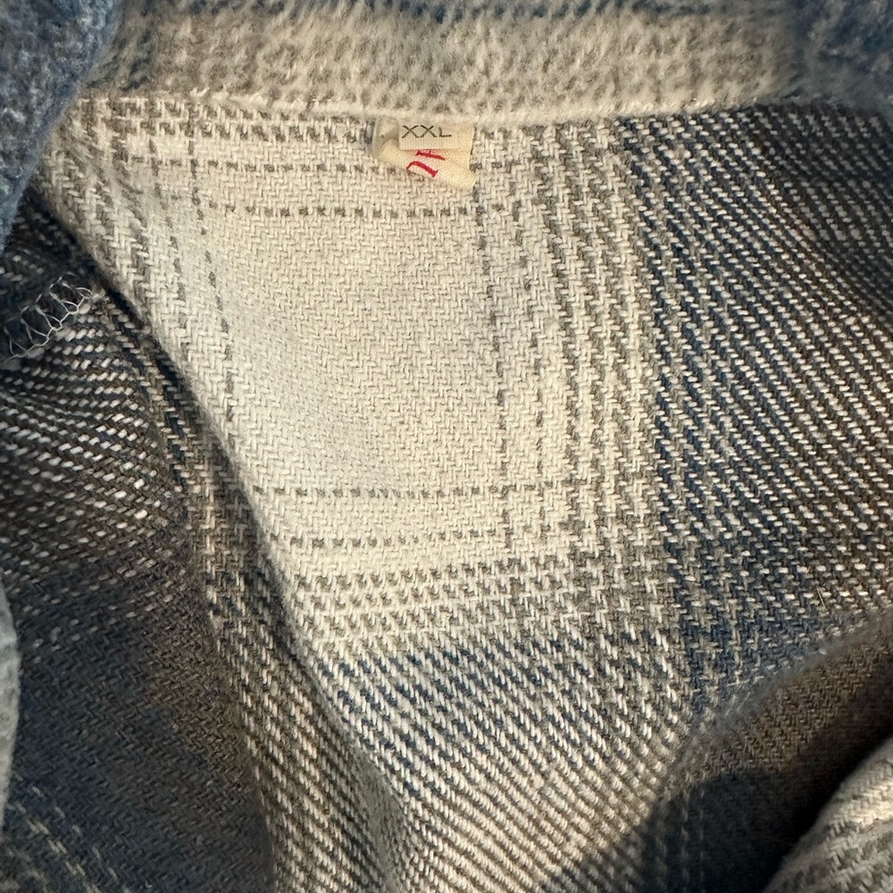 Plaid Button-Up Shacket - Picture 3 of 3